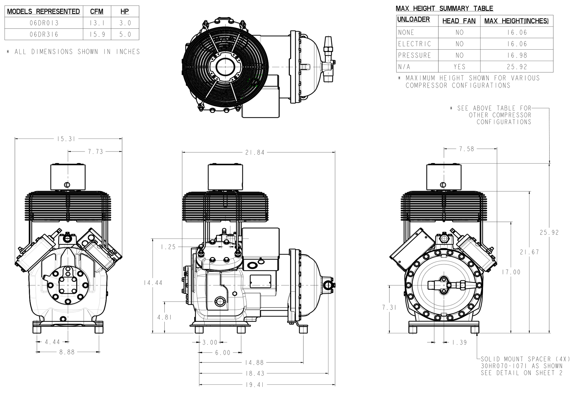 Carrier Carlyle 06DR013 drawings