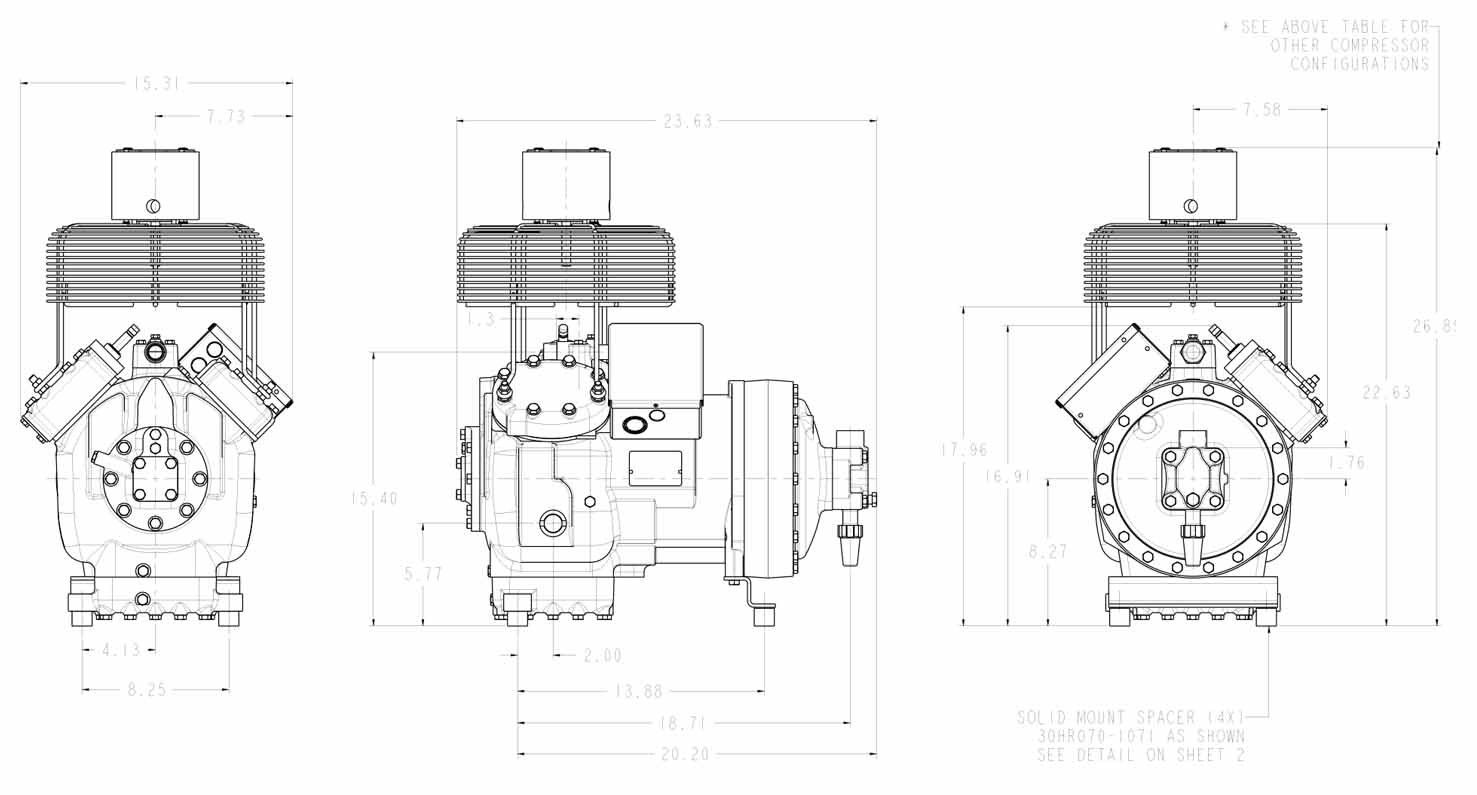 Carrier Carlyle 06DR718 drawings