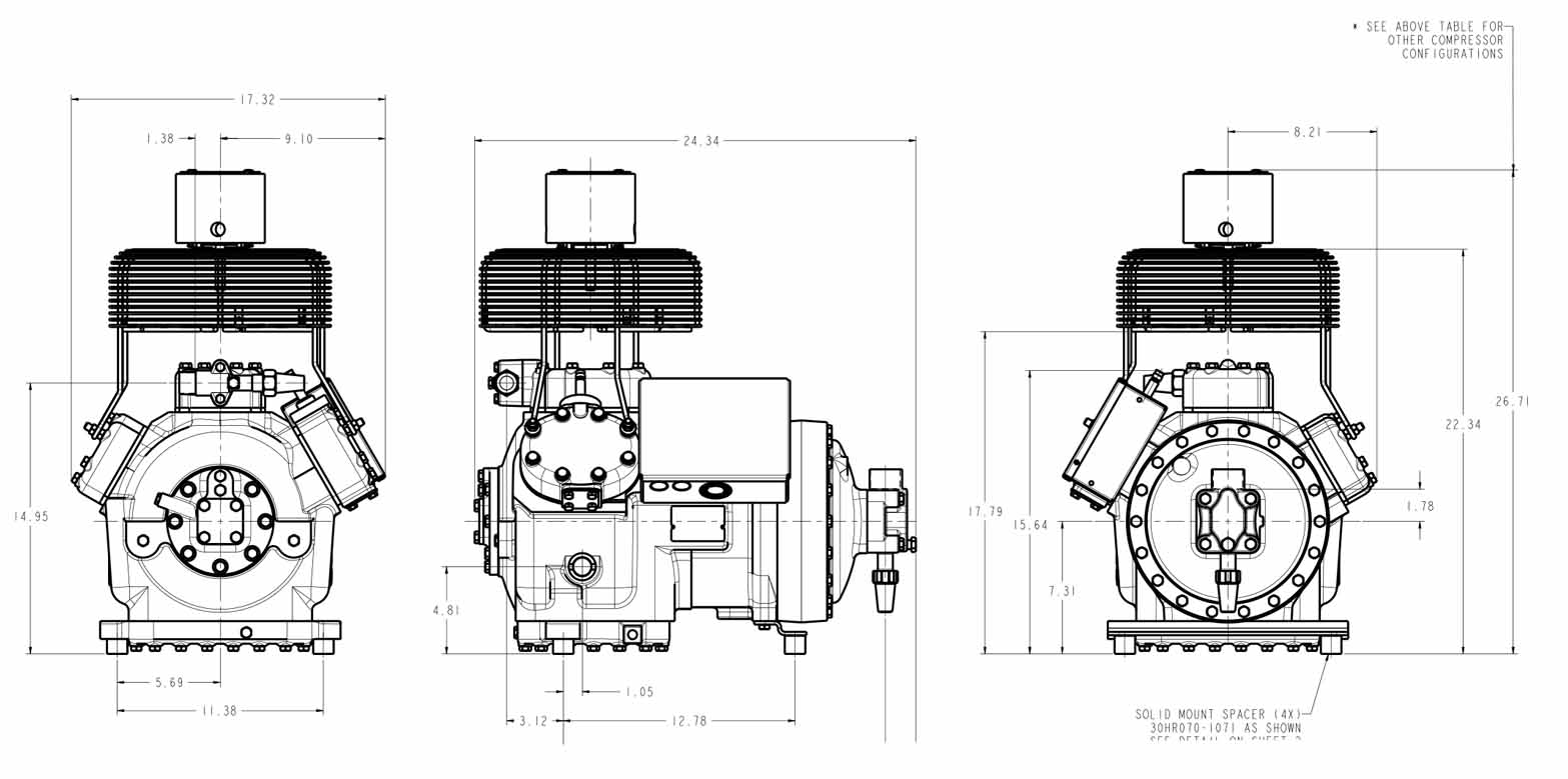 Carrier Carlyle 06DR718 drawings