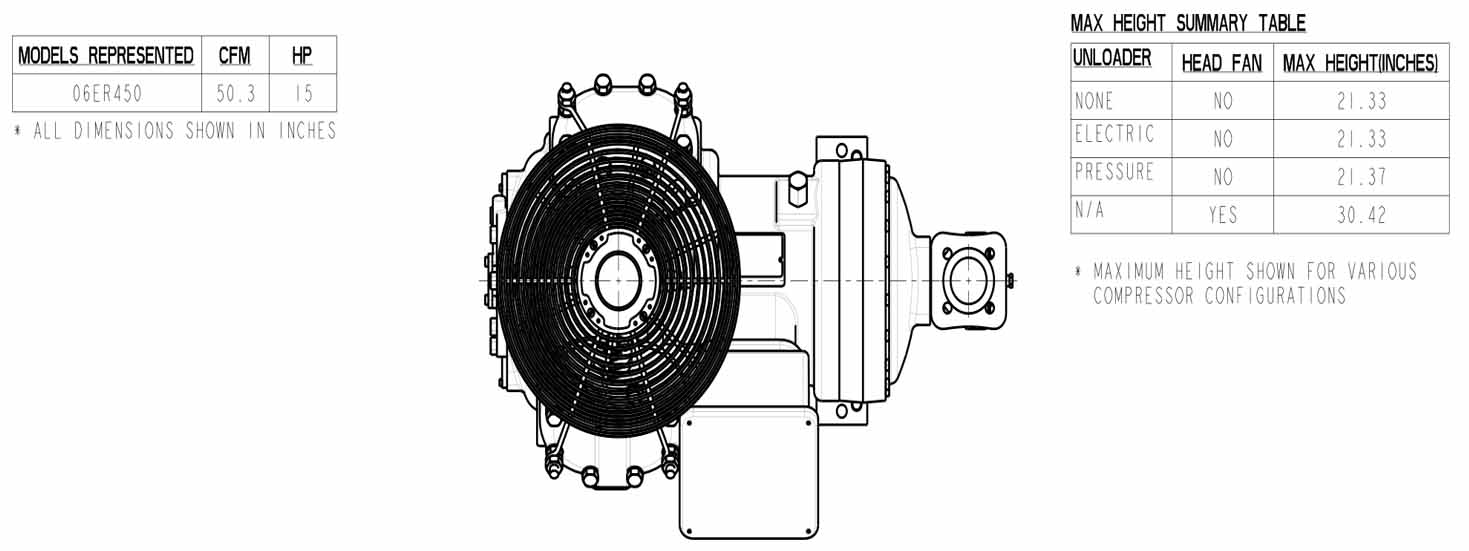 Carrier Carlyle 06ER450 drawings