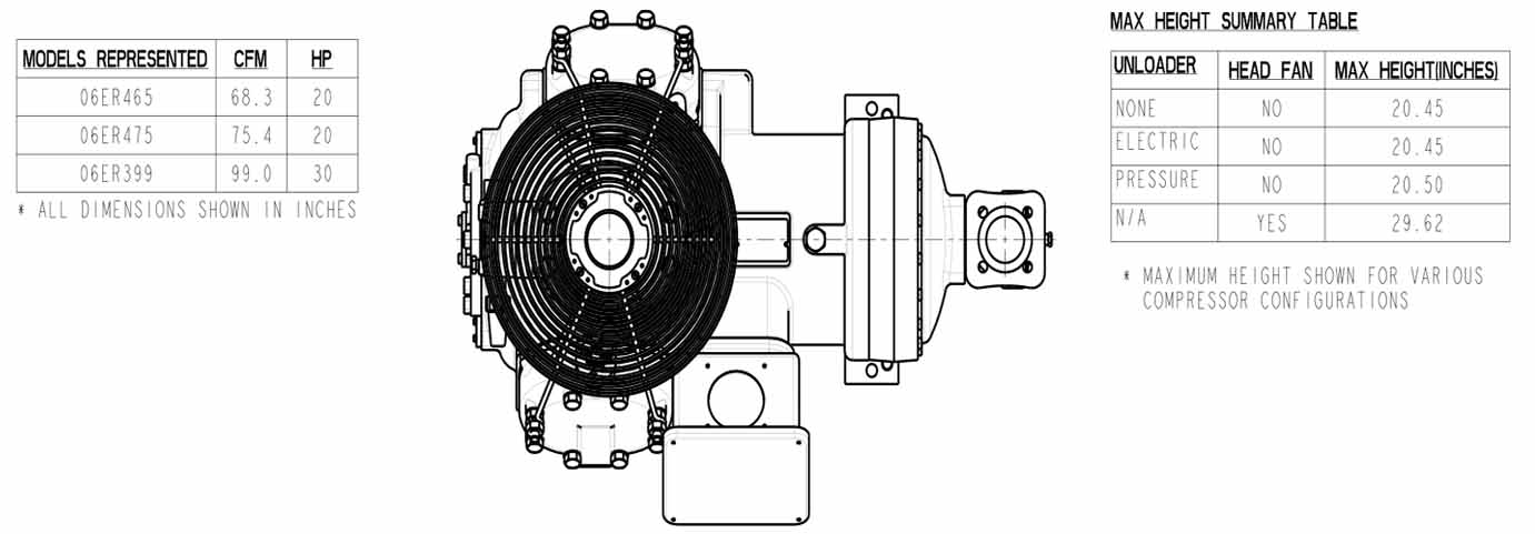 Carrier Carlyle 06ER475 drawings