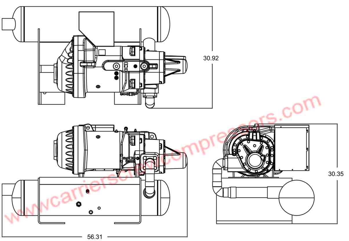 Carrier 06TSA137 assembly drawing