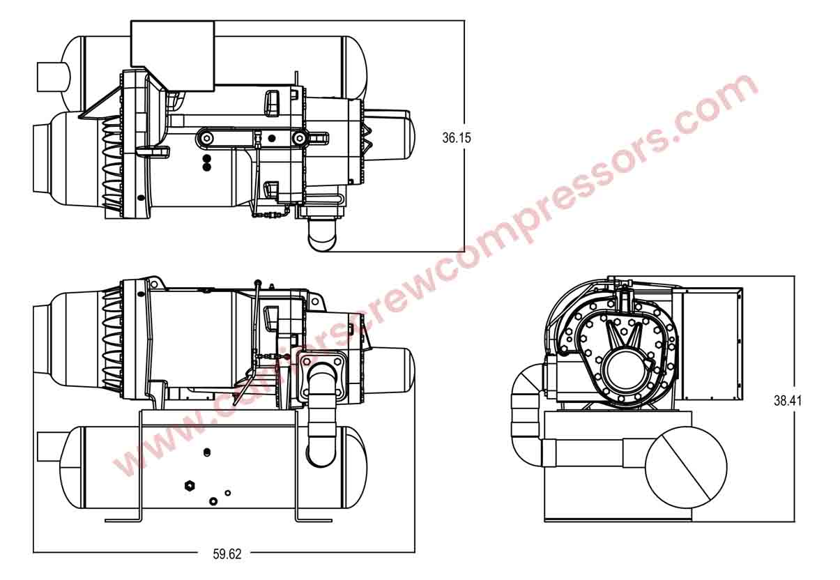 Carrier 06TUA554 assembly drawing